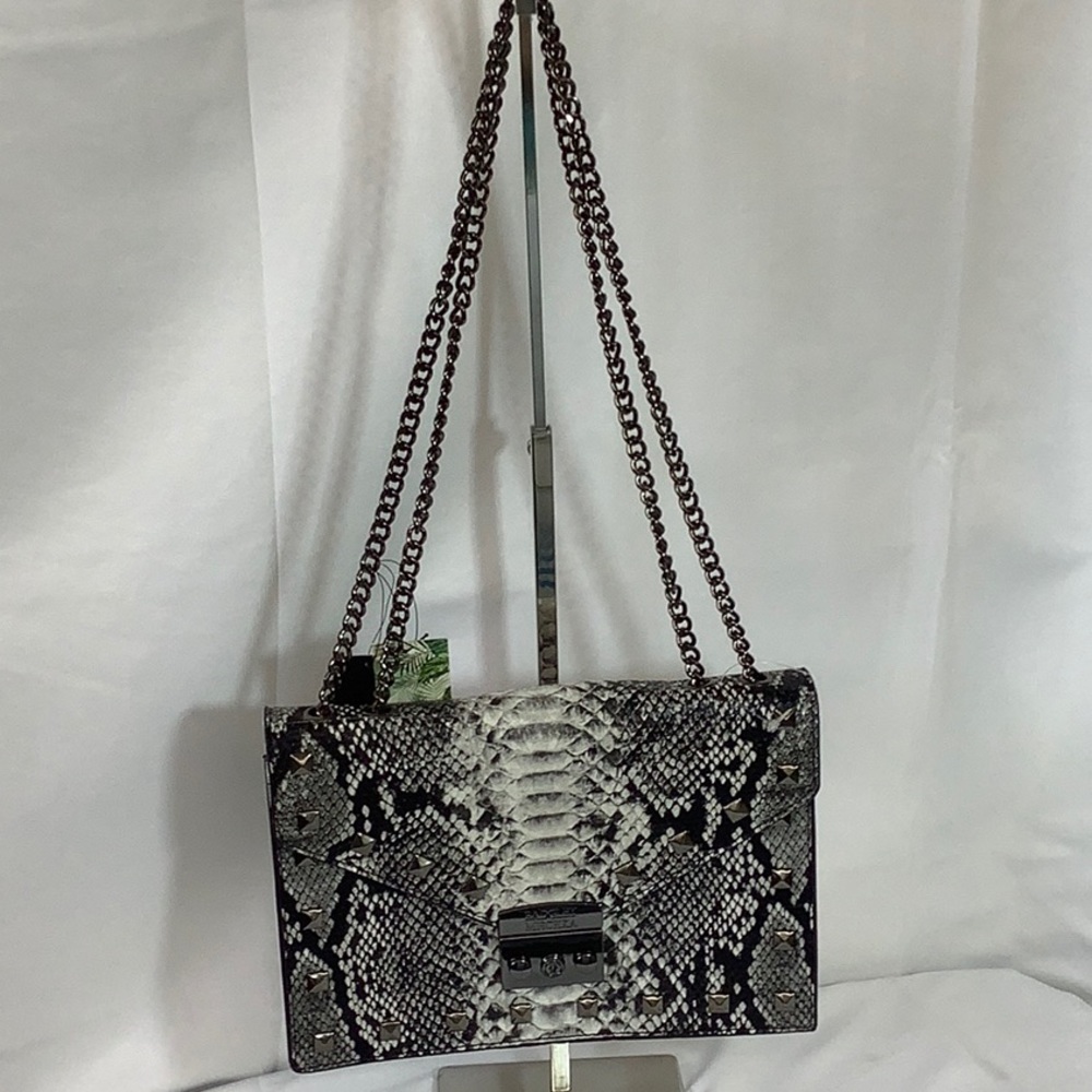 NWT Badgley Mischka Snake Print Crossbody